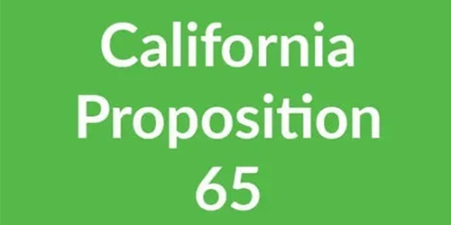 Specification of California Proposition 65