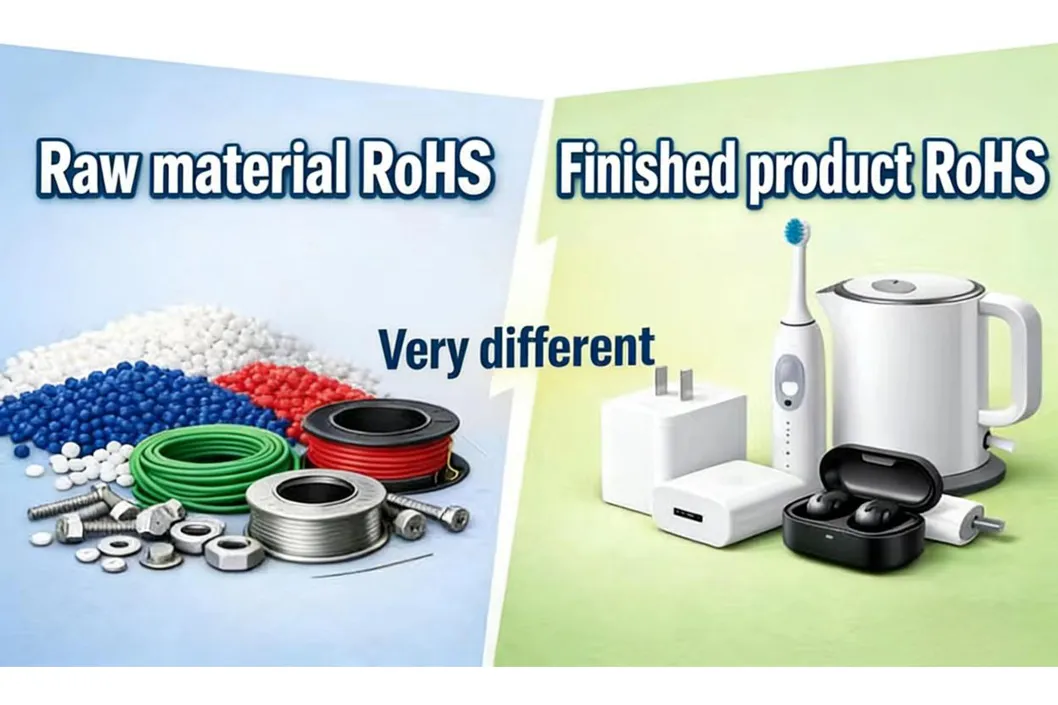 Raw Material RoHS vs. Finished Product RoHS: The Difference Is Significant