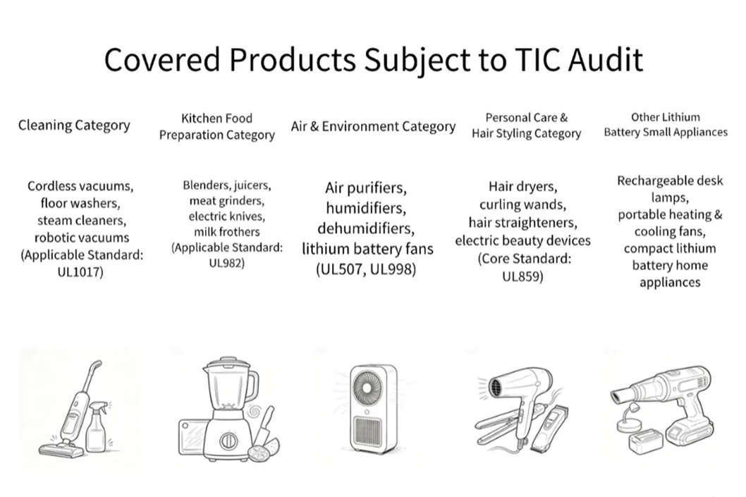 Amazon US Lithium Battery Appliances Mandatory TIC Audit Is Coming!