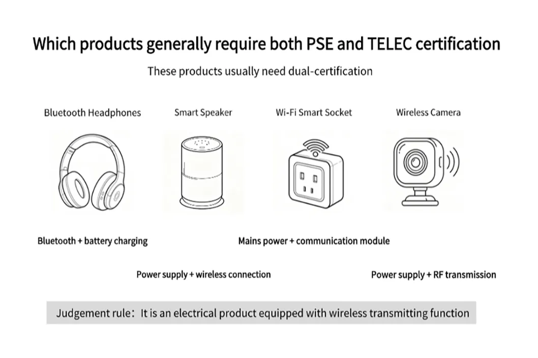 PSE Certification vs TELEC Certification